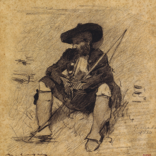 image for: Ramon Casas - Gitano de Granada - 1884