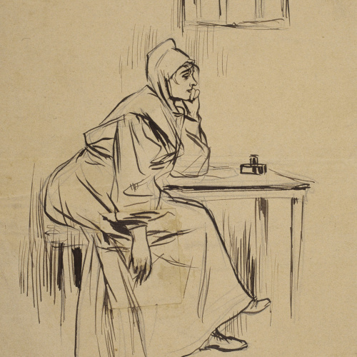 image for: Ramon Casas - En la prevención - 1892