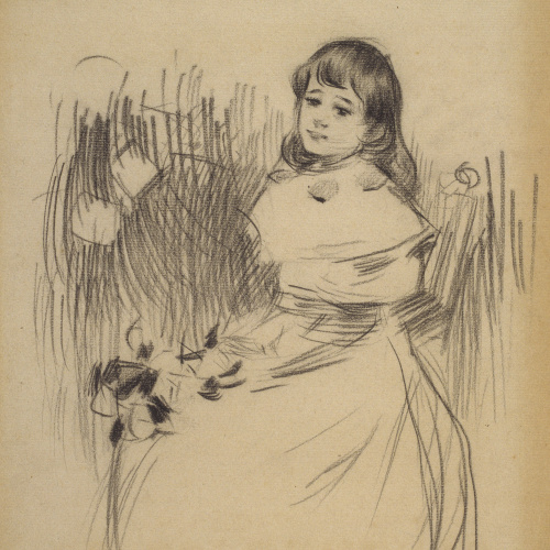 image for: Ramon Casas - Estudi per al quadre «Retrat de Maria Rusiñol Denís» - Cap a 1893