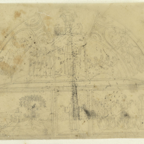 image for: Marià Fortuny - Calc d&#039;una pintura - Cap a 1863-1870