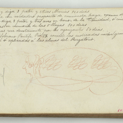 image for: Marià Fortuny - Cap masculí (anvers) / Gallines (revers) - Cap a 1863-1869