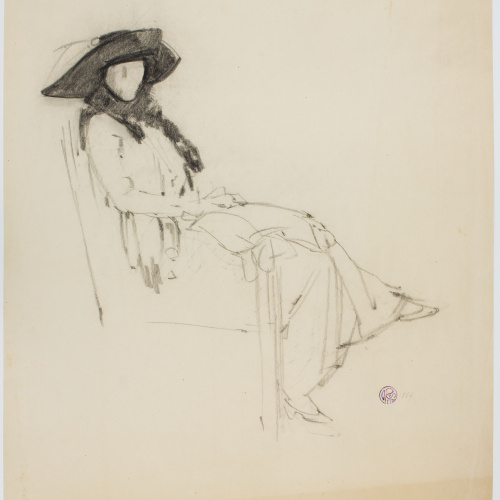 image for: Francesc Xavier Gosé - Dama asseguda - Cap a 1910
