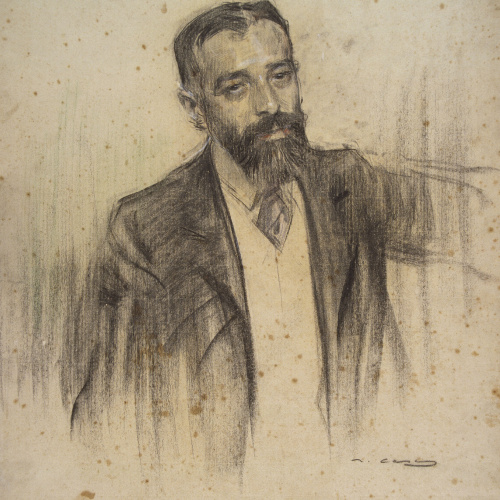 image for: Ramon Casas - Retrat de Luis Morote - Cap a 1904-1905