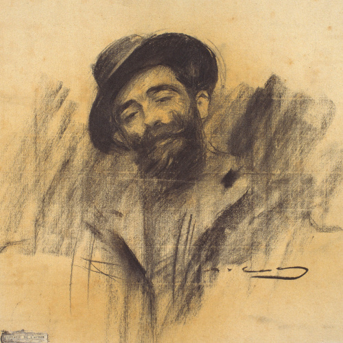 image for: Ramon Casas - Retrat d&#039;Eliseu Meifrèn - Cap a 1902