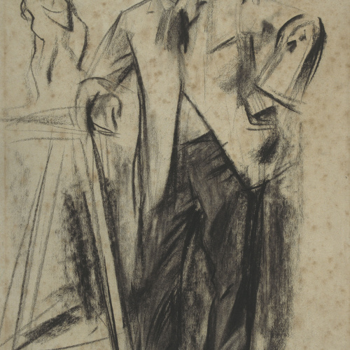 image for: Ramon Casas - Retrat d'Antonin Mercié - Cap a 1900