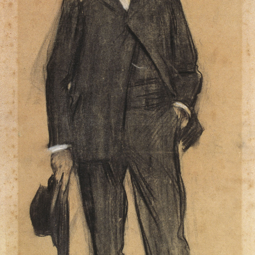 image for: Ramon Casas - Retrat de Frederic Masriera - Cap a 1897-1899