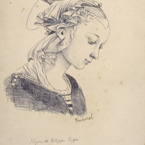 image for: Santiago Rusiñol - Mare de Déu (còpia de Filippo Lippi) - 1894