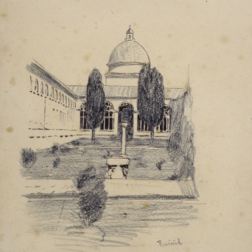 image for: Santiago Rusiñol - Cementiri de Pisa - 1894