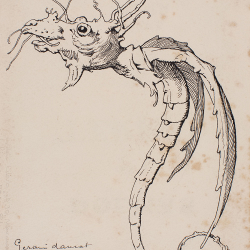 image for: Apel·les Mestres - Planta de gerani transmutada en animal quimèric. Culdellàntia per al poema «Liliana» d&#039;Apel·les Mestres - 1906