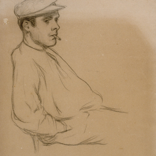 image for: Santiago Rusiñol - Retrat d'home - Cap a 1895-1897