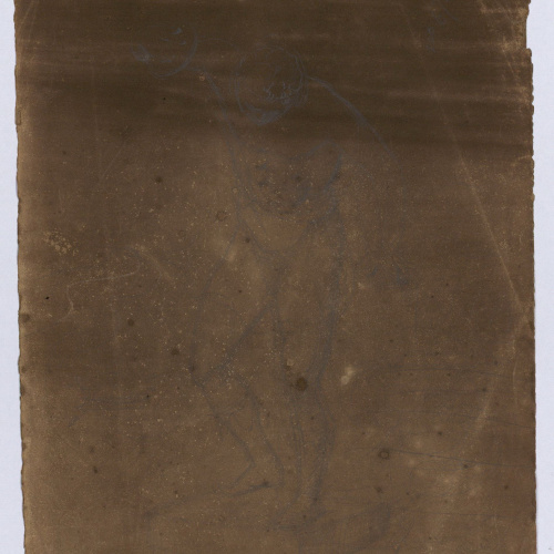 image for: Marià Fortuny - Soldat romà (anvers) / Nu masculí (revers) - Cap a 1856-1858 [1]