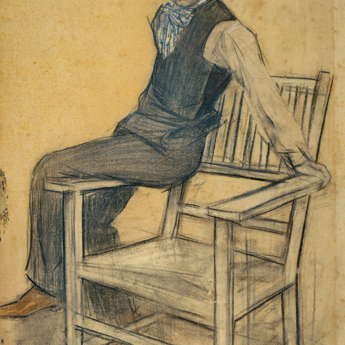 image for: Ramon Casas - Retrat d&#039;Eduard Marquina - Cap a 1897-1899