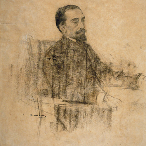 image for: Ramon Casas - Retrat de Joan Maragall - Cap a 1903