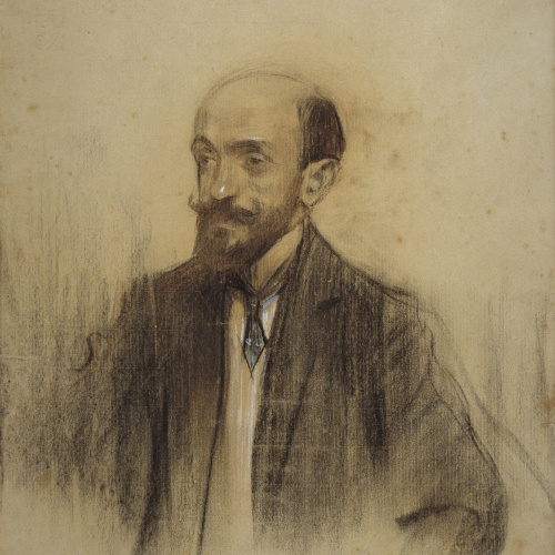 image for: Ramon Casas - Retrat de Vicente Lampérez y Romea - 1904