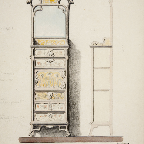 image for: Joan Busquets - Canterano amb mirall - 1899