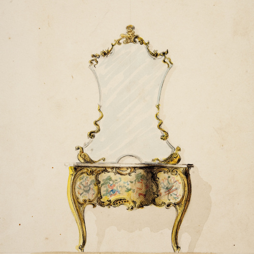 image for: Joan Busquets - Consola amb mirall - 1895