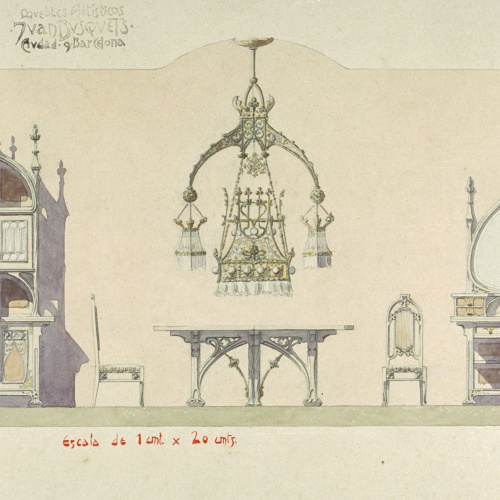 image for: Joan Busquets - Menjador de la casa Berenguer de Barcelona - 1908