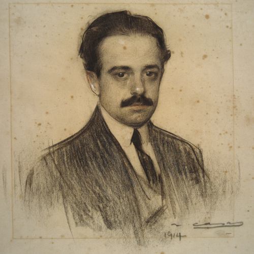 image for: Ramon Casas - Retrat de Romà Jori - 1914