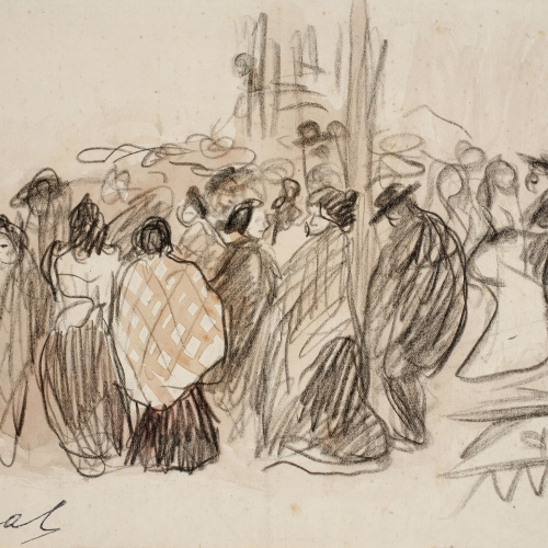 Ricard Canals - Grup de figures - Cap a 1910-1920 image for: Ricard Canals - Grup de figures - Cap a 1910-1920