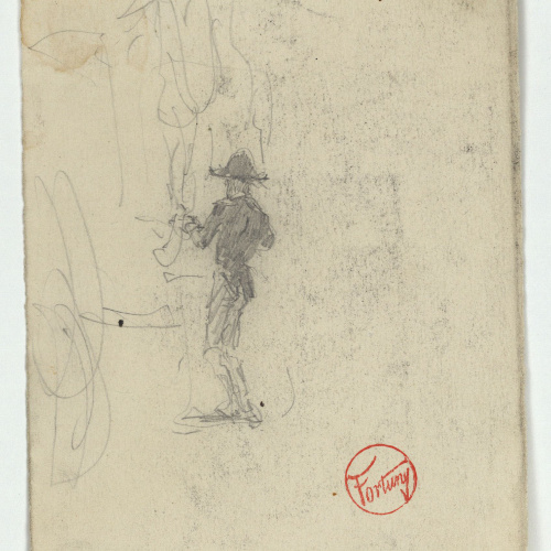 image for: Marià Fortuny - Figura masculina - Cap a 1871