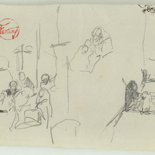 image for: Marià Fortuny - Figures - Cap a 1860-1862