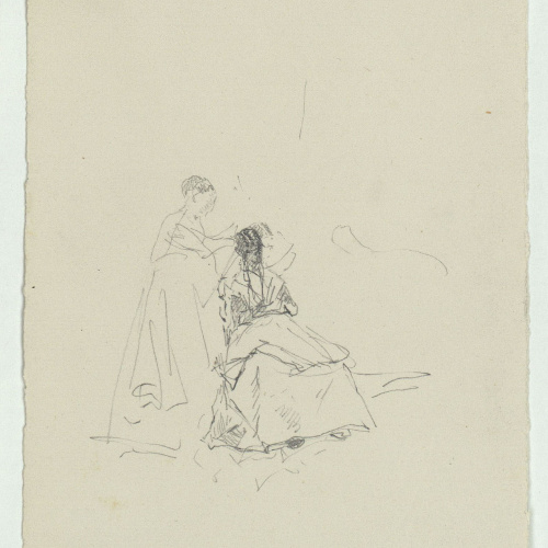 image for: Marià Fortuny - Figures femenines - Cap a 1867-1872