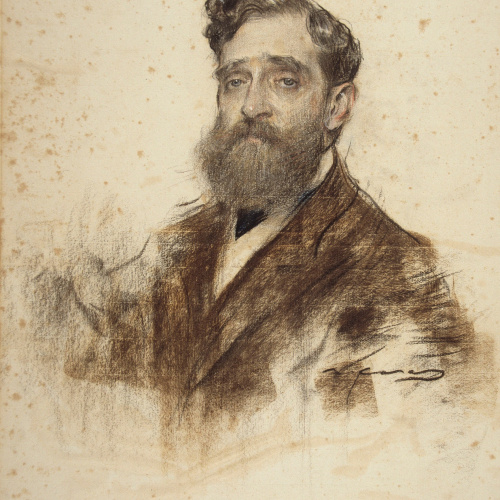 image for: Ramon Casas - Retrat d&#039;Ignasi Janer - Cap a 1903-1908