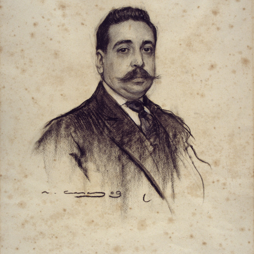 image for: Ramon Casas - Retrat d&#039;Amadeu Hurtado - 1909