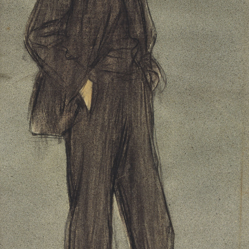 image for: Ramon Casas - Retrat d&#039;Ignasi Iglésias - Cap a 1897-1899