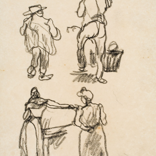 image for: Isidre Nonell - Apunt de figures - Cap a 1911