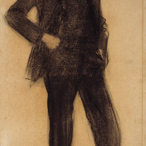 image for: Ramon Casas - Retrat d&#039;Enric Granados - Cap a 1897-1899