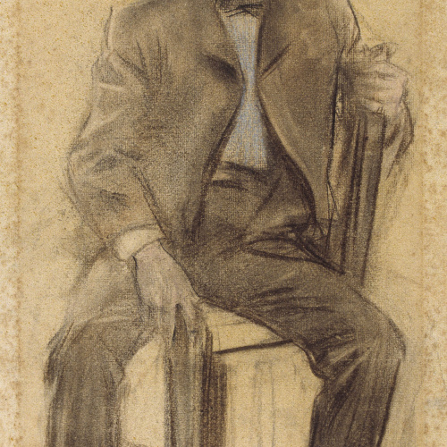 image for: Ramon Casas - Retrat de Celestí Galceran - Cap a 1897-1899