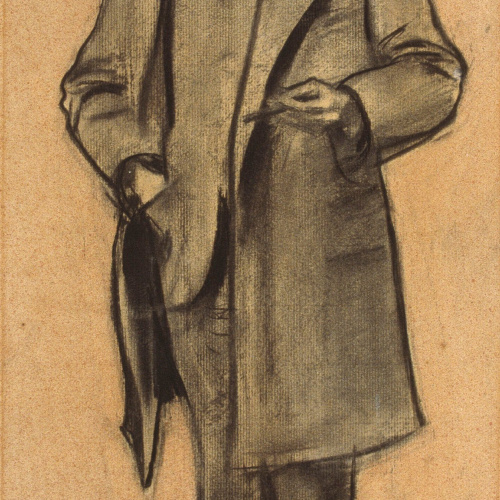 image for: Ramon Casas - Retrat d&#039;Enric de Fuentes - Cap a 1897-1899