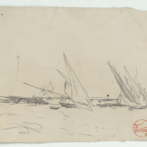 image for: Marià Fortuny - Vista marítima - Cap a 1874