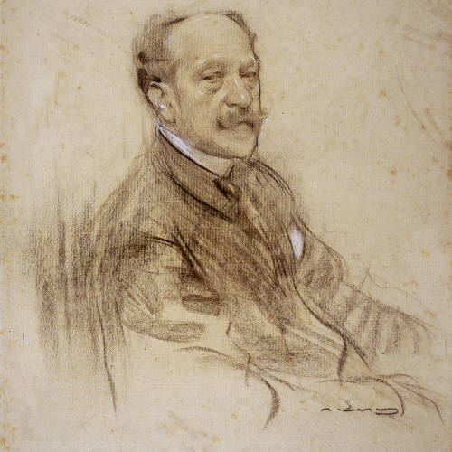 image for: Ramon Casas - Retrat de José Villegas - 1904