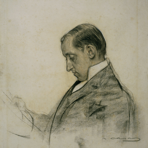 image for: Ramon Casas - Retrat de Miquel Utrillo - Cap a 1906-1907