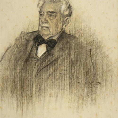 image for: Ramon Casas - Retrat de Juan Valera - 1904