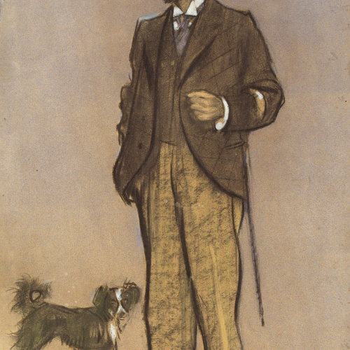 image for: Ramon Casas - Retrat de Lluís Figuerola - Cap a 1897-1898