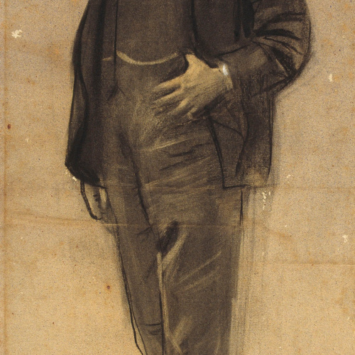 image for: Ramon Casas - Retrat de Josep Coll i Britapaja - Cap a 1897-1899