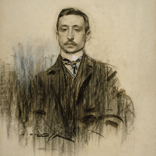 image for: Ramon Casas - Retrat d&#039;Eduardo Chicharro - Cap a 1904-1905