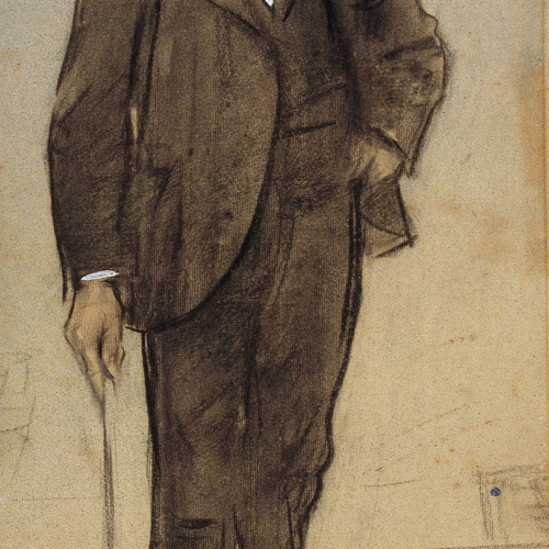 image for: Ramon Casas - Retrat de Joan Francesc Chia - Cap a 1897-1899
