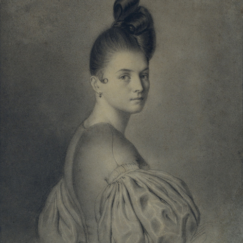image for: Joaquim Espalter - Retrat de dama - Cap a 1850