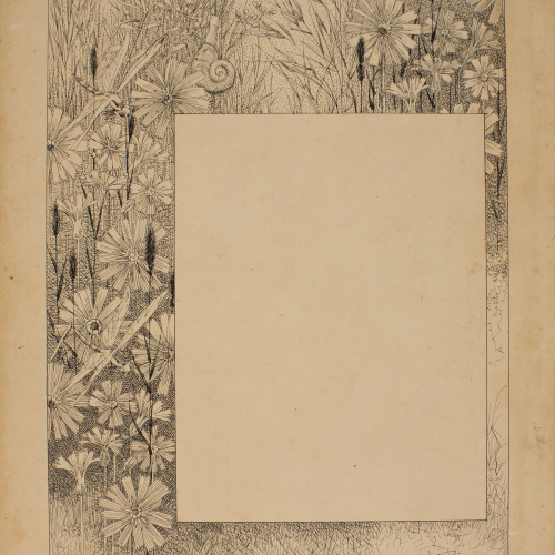 image for: Alexandre de Riquer - Projecte de portada - 1895