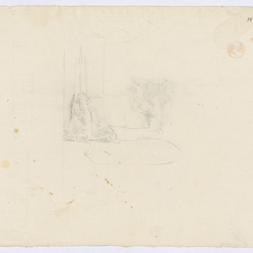 image for: Marià Fortuny - Estudi per al quadre «El tribunal de l&#039;Alhambra» (anvers) / Estudi per al quadre «El tribunal de l&#039;Alhambra» (revers) - Cap a 1871 [1]