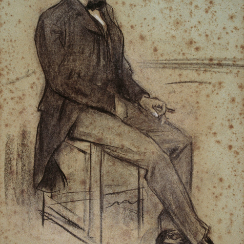 image for: Ramon Casas - Retrat de Miquel Àngel Fargas - Cap a 1897-1899