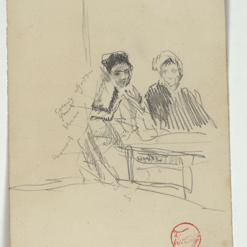 image for: Marià Fortuny - Figures femenines - Cap a 1867-1872