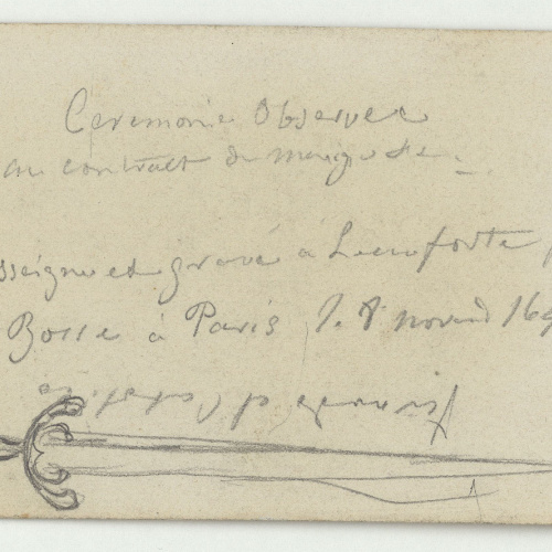 image for: Marià Fortuny - Figures masculines amb indumentària del segle XVI (anvers) / Espasa de Ferran el Catòlic (revers) - Cap a 1867-1872 [1]