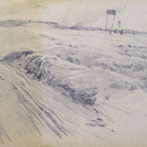 image for: Santiago Rusiñol - Paisatge de suburbi - Cap a 1880-1885