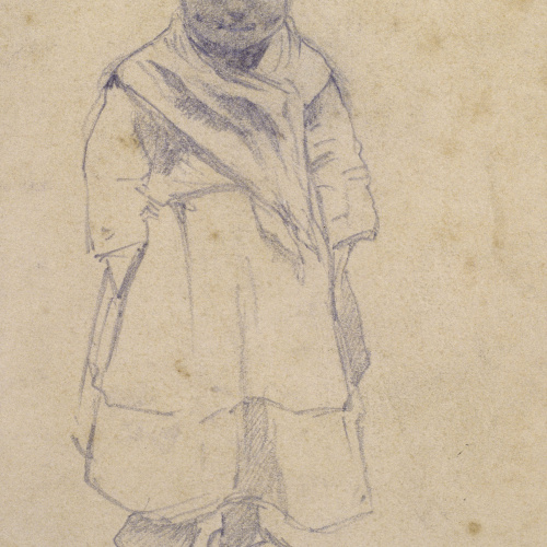 image for: Santiago Rusiñol - Noia amb esclops - Cap a 1883