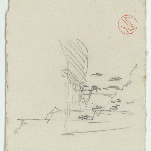 image for: Marià Fortuny - Croquis inconcret - Cap a 1867-1874
